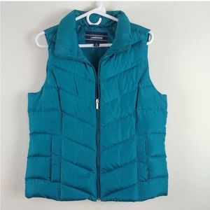 Lands End Women's Petite Down Puffer Vest